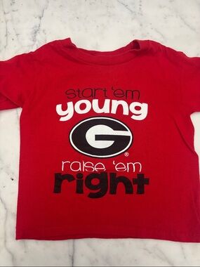 Fanatics Red Kids' 'Start 'Em Young' Graphic Tee